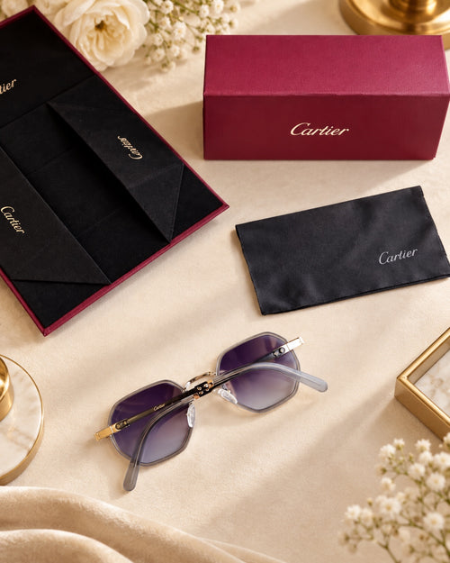The Amethyst Frame Sunglasses back view
