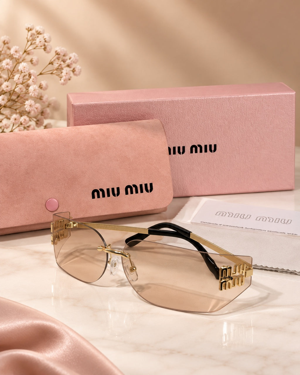 The Champagne Shield Sunglasses alternate view
