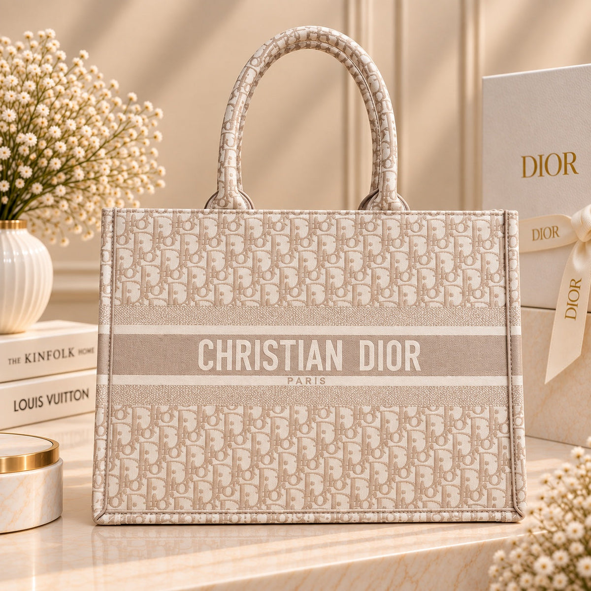 The Campus Tote – Beige