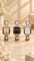 Geometric link watch colors