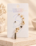 Midnight ear cuff set