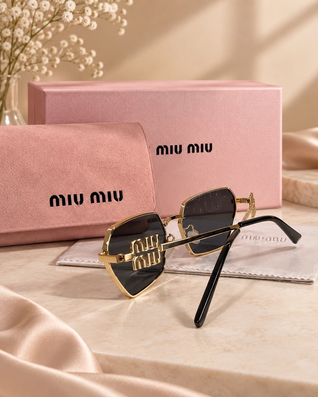 The Onyx Statement Sunglasses back view