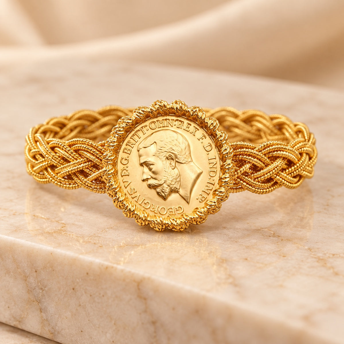 Regal medallion bracelet