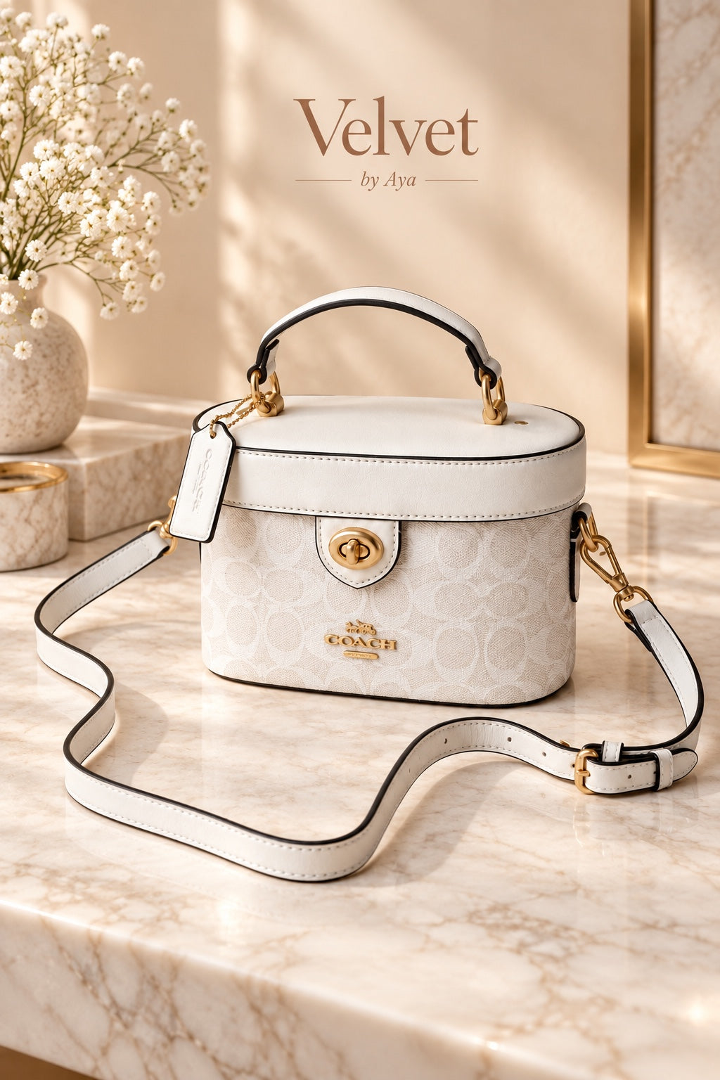 The Signature Vanity Bag – Ivory