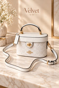 The Signature Vanity Bag – Ivory